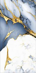 Asia Pacific Aqua Blue Gold High Gloss Polished Микс Полированный Керамогранит 60х120 см