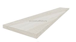 Coliseum Gres Contea White Белая Натуральная Ступень угловая Левая 33х60 см