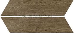 Ragno Inedito RC5J Chevron Cenere Коричневый Матовый Керамогранит 11x54 см